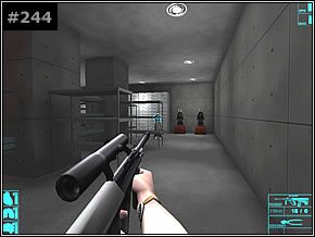 Musisz strzelić w jego głowę, gdy Holly będzie odskakiwała na bok [#245] (uważaj, czasami tylko lekko się przechyli i jeśli strzelisz, ona zginie) - Misja 30 - Still The Cowboy - Die Hard: Nakatomi Plaza - poradnik do gry