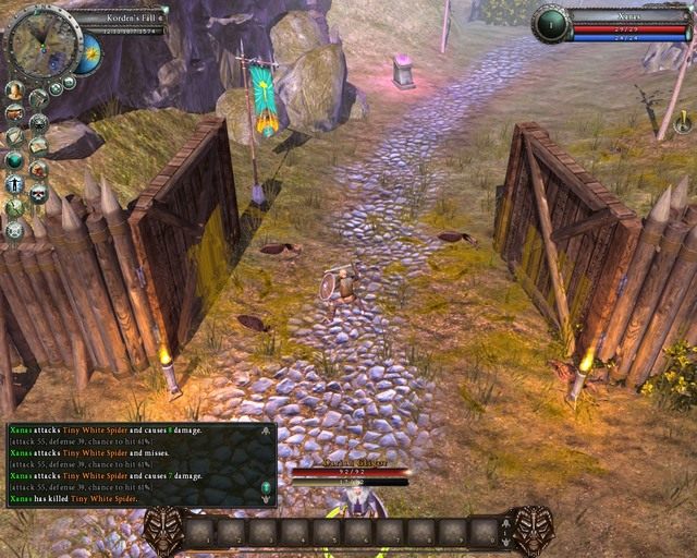 Walka pod bramą z pająkami - Questy | Kordens Fall (miasto i okolice) | Legends Of Dawn - Legends Of Dawn - poradnik do gry