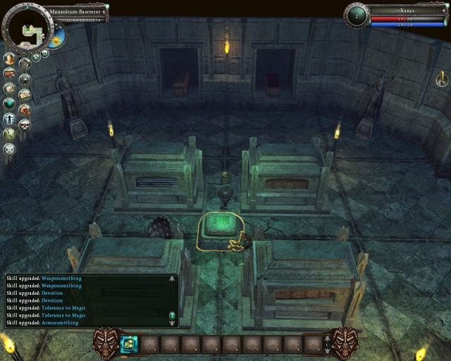 Jedna z komnat w mauzoleum - Questy | Kordens Fall (miasto i okolice) | Legends Of Dawn - Legends Of Dawn - poradnik do gry