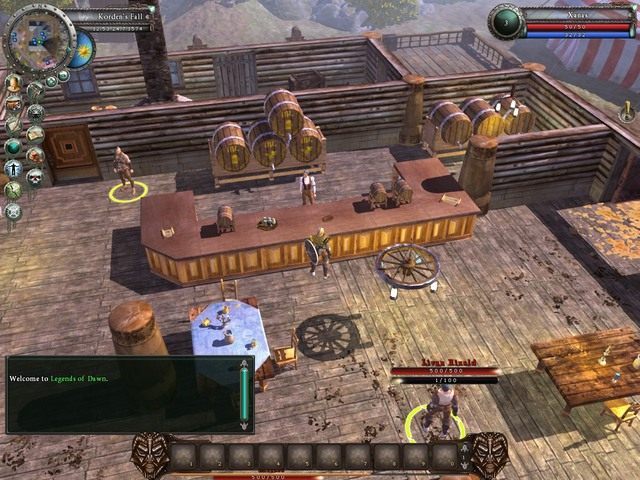 Tamika, stojąca za barem - Questy | Kordens Fall (dalsze okolice) | Legends Of Dawn - Legends Of Dawn - poradnik do gry