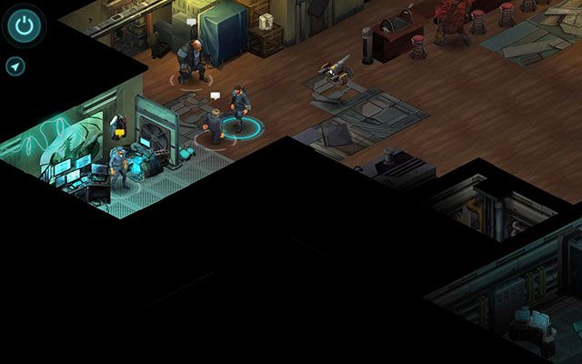 David przemieszcza się po swoim stoisku - The Union - Safehouse | Opis przejścia Shadowrun Returns - Shadowrun Returns - poradnik do gry