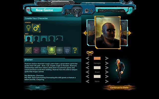 Opis: Szaman jest drugim czysto magicznym archetypem - Archetypy | Postać w Shadowrun Returns - Shadowrun Returns - poradnik do gry