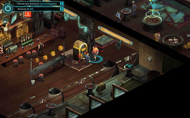Van Graas próbuje rozgryźć szafę grającą - Looking for Trouble | Opis przejścia Shadowrun Returns - Shadowrun Returns - poradnik do gry