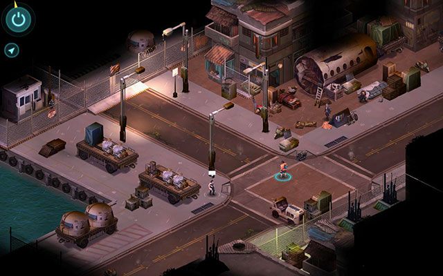 Skrzyżowanie z dwiema opcjami - The South Seattle Docks | Opis przejścia Shadowrun Returns - Shadowrun Returns - poradnik do gry