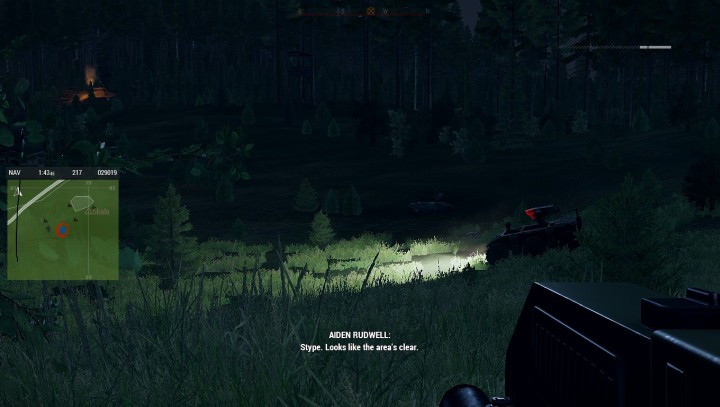 Widok na drona, którego chcemy obrócić przeciwko LDF (no, tu już akurat po fakcie). - Misja 4 - Zjawisko Anomalne (Anomalous Phenomena) | ArmA 3 Contact - Arma III - poradnik do gry