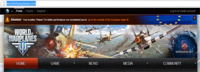 Wybór regionu gry - Zakładanie konta | Podstawy rozgrywki w World of Warplanes - World of Warplanes - poradnik dla początkujących