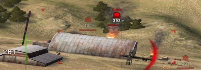 Sztab główny - zniszczenie go osłabia ostrzał działek Plot - Przeciwnicy i cele naziemne | Podstawy rozgrywki w World of Warplanes - World of Warplanes - poradnik dla początkujących