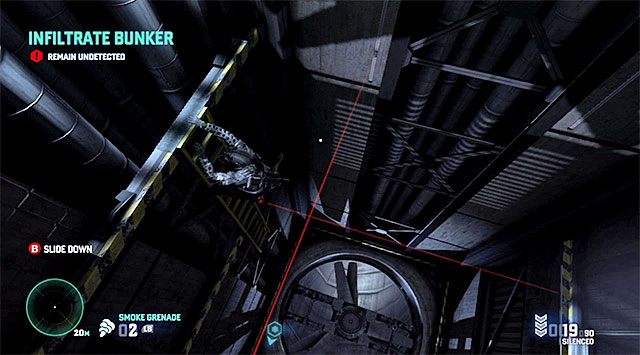 Drabina - Zinfiltrowanie bunkra | Misja 12 - Obiekt F | Splinter Cell Blacklist - Tom Clancys Splinter Cell: Blacklist - poradnik do gry