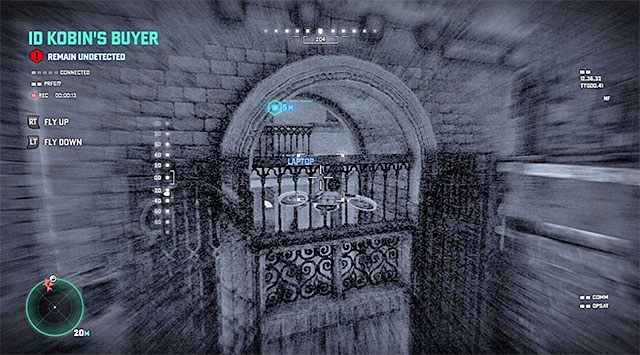 Otwór nad bramą wejściową do budynku - Zidentyfikowanie kupca | Misja 2 - Forteca partyzantów | Splinter Cell Blacklist - Tom Clancys Splinter Cell: Blacklist - poradnik do gry