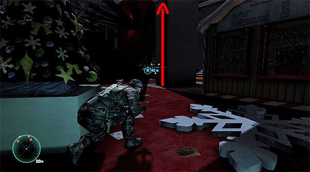 Szybko wyrusz dalej, bo ominięta przed chwilą postać może tu wkrótce powrócić - Zinfiltrowanie hali festiwalowej | Misja 3 - Amerykańska konsumpcja - Tom Clancys Splinter Cell: Blacklist - poradnik do gry