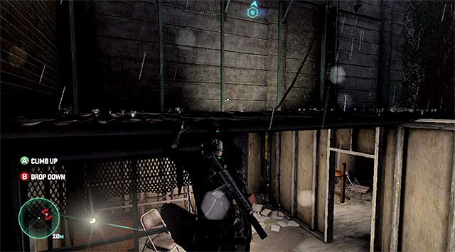 Budka - Przedostanie się na dachy | Misja 5 - Opuszczony młyn | Splinter Cell Blacklist - Tom Clancys Splinter Cell: Blacklist - poradnik do gry