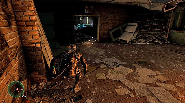 Wyjście z lokacji z przeciwnikami - Dotarcie do strefy załadunku | Misja 5 - Opuszczony młyn - Tom Clancys Splinter Cell: Blacklist - poradnik do gry