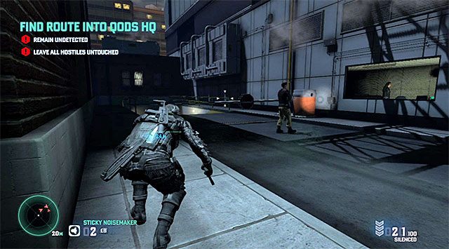 Idealny moment do ominięcia wartownika - Przedostanie się do wnętrza centrum dowodzenia | Misja 6 - HQ wydziału specjalnego - Tom Clancys Splinter Cell: Blacklist - poradnik do gry