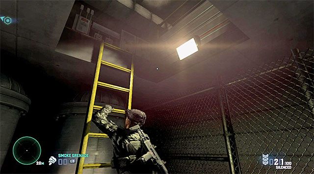 Właz łączący podziemne tunele z główną lokacją - Wydostanie się z centrum dowodzenia z dyskiem Charliego | Misja 6 - HQ wydziału specjalnego - Tom Clancys Splinter Cell: Blacklist - poradnik do gry
