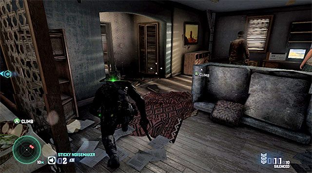Zatrzymaj się po dotarciu do pierwszej okiennicy - Dotarcie do kryjówki CIA | Misja 1 - Kryjówka | Splinter Cell Blacklist - Tom Clancys Splinter Cell: Blacklist - poradnik do gry