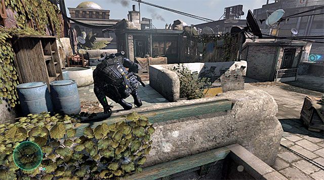 Górna krawędź - Dotarcie w okolice posterunku policji | Misja 1 - Kryjówka - Tom Clancys Splinter Cell: Blacklist - poradnik do gry