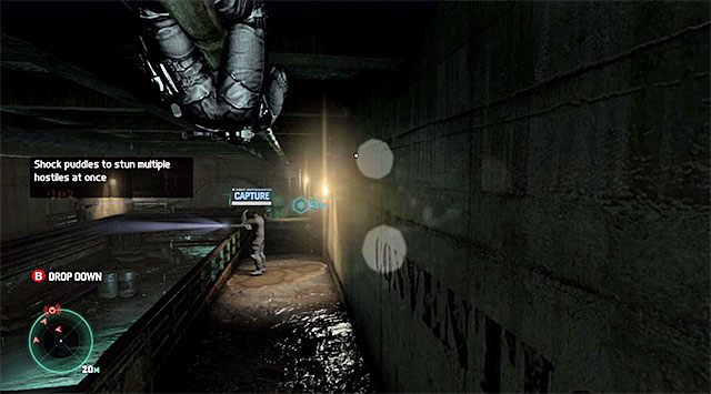 Rura przy suficie - Zbadanie tuneli | Misja 3 - Amerykańska konsumpcja | Splinter Cell Blacklist - Tom Clancys Splinter Cell: Blacklist - poradnik do gry