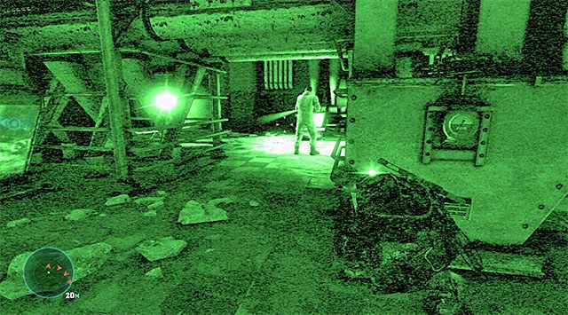 Przeciwnik rozstawiony w pobliżu wyjścia - Zlokalizowanie Sadiqa | Misja 5 - Opuszczony młyn | Splinter Cell Blacklist - Tom Clancys Splinter Cell: Blacklist - poradnik do gry
