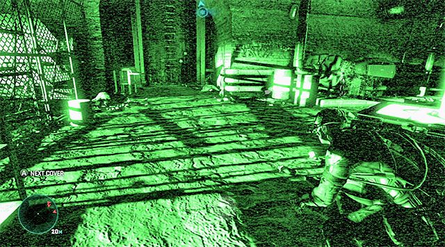 Ścieżka prowadząca do drabiny - Zlokalizowanie Sadiqa | Misja 5 - Opuszczony młyn | Splinter Cell Blacklist - Tom Clancys Splinter Cell: Blacklist - poradnik do gry