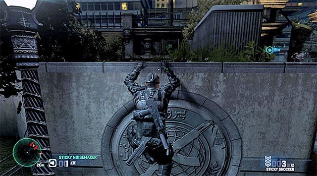 Wyżej położona półka - Dotarcie do strefy ewakuacji | Misja 6 - HQ wydziału specjalnego - Tom Clancys Splinter Cell: Blacklist - poradnik do gry