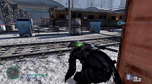 Przeprawa przez lewą część stacji - Rozbrojenie trzeciej bomby | Misja 7 - Transport | Splinter Cell Blacklist - Tom Clancys Splinter Cell: Blacklist - poradnik do gry
