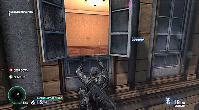 Paczka (Dead Drop) dla odmiany jest bardzo dobrze ukryta - Misja 3 - Ambasada Egiptu | Dodatkowe misje - Charlie | Splinter Cell Blacklist - Tom Clancys Splinter Cell: Blacklist - poradnik do gry