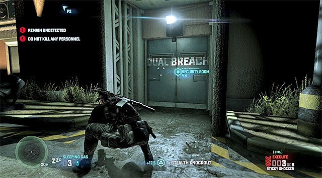 Wejście do centralnego budynku bazy - Misja 2 - Baza rakietowa | Dodatkowe misje - Briggs | Splinter Cell Blacklist - Tom Clancys Splinter Cell: Blacklist - poradnik do gry
