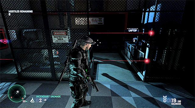 Tak jak w poprzednich misjach Charliego, nie możesz doprowadzić do wszczęcia alarmu - Misje Charliego | Laptopy Czarnej Listy (Blacklist Laptops) - Tom Clancys Splinter Cell: Blacklist - poradnik do gry