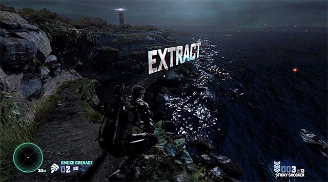 Ścieżka przy klifie - Spotkanie się z Briggsem przy łodzi | Misja 8 - Ośrodek więzienny - Tom Clancys Splinter Cell: Blacklist - poradnik do gry