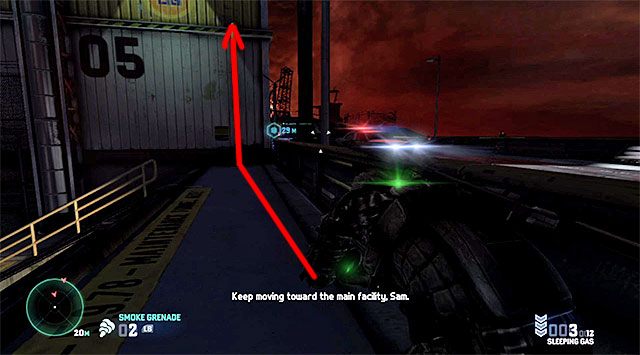 Rynna - Przedostanie się na teren gazoportu | Misja 11 - Terminal gazowy - Tom Clancys Splinter Cell: Blacklist - poradnik do gry