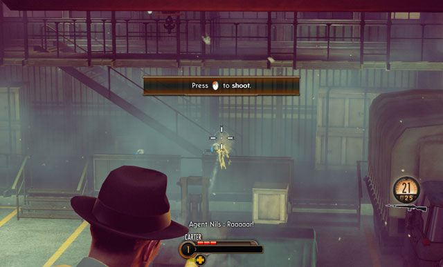 Przeciwnicy nie potrafią się ukrywać - ich głowy wystają ponad przeszkodami. - 1 - Inwazja! - Misje - The Bureau: XCOM Declassified - poradnik do gry