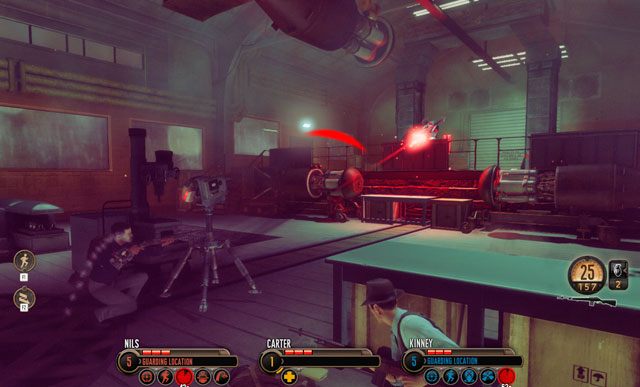 Kinney może zmontować działko chowając się za osłoną. - 1 - Inwazja! - Misje - The Bureau: XCOM Declassified - poradnik do gry