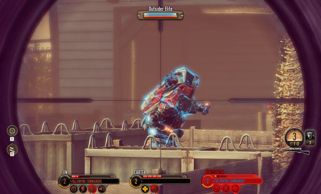 Tarcza niweluje premię za trafienie w głowę przy strzałach snajperskich. - 2 - Operacja - Strażnik - Misje - The Bureau: XCOM Declassified - poradnik do gry