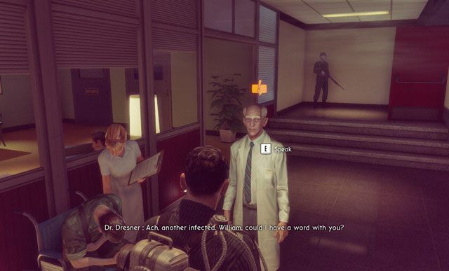 Naukowiec stoi w korytarzu. - 3 - Dochodzenie - Lunatycy - Misje - The Bureau: XCOM Declassified - poradnik do gry