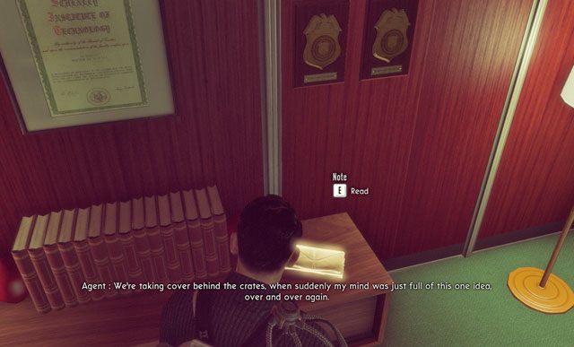 Notatka znajduje się na komodzie. - 4 - Wizyta w bazie IV - Dokumenty - The Bureau: XCOM Declassified - poradnik do gry