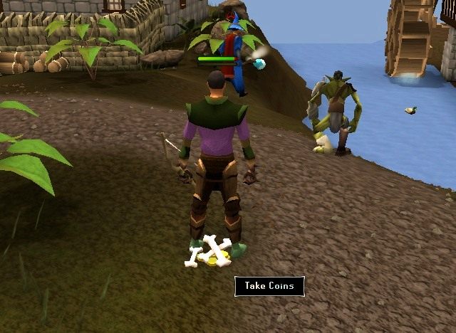 Za każdą wygraną walkę z potworem dostajemy doświadczenie do punktów walki oraz przedmioty upuszczone przez zabite potwory - Walka | RuneScape 3 - RuneScape 3 - poradnik dla początkujących