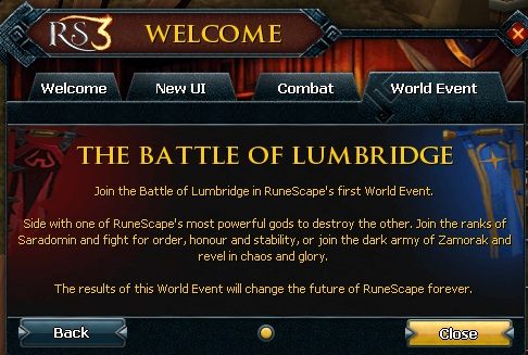 Jest wiele specjalnych wydarzeń w RuneScape - Eventy | RuneScape 3 - RuneScape 3 - poradnik dla początkujących