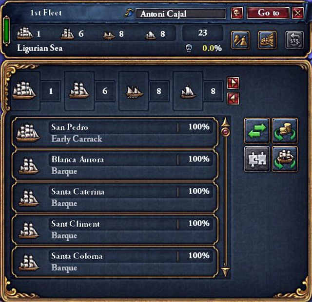Statki na wojnie będą używane przede wszystkim do blokad portów i ciasnych wejść na morza - Europa Universalis 4: Flota - Europa Universalis 4 - poradnik do gry