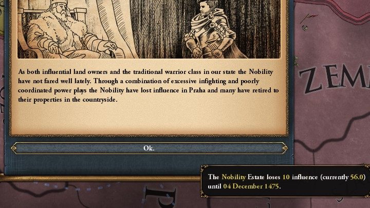 Prowadząc kampanię w EU4 natkniemy się na wydarzenia (events), które będą modyfikowały naszą lojalność oraz wpływ - Europa Universalis 4: Stany mieszczańskie - Europa Universalis 4 - poradnik do gry