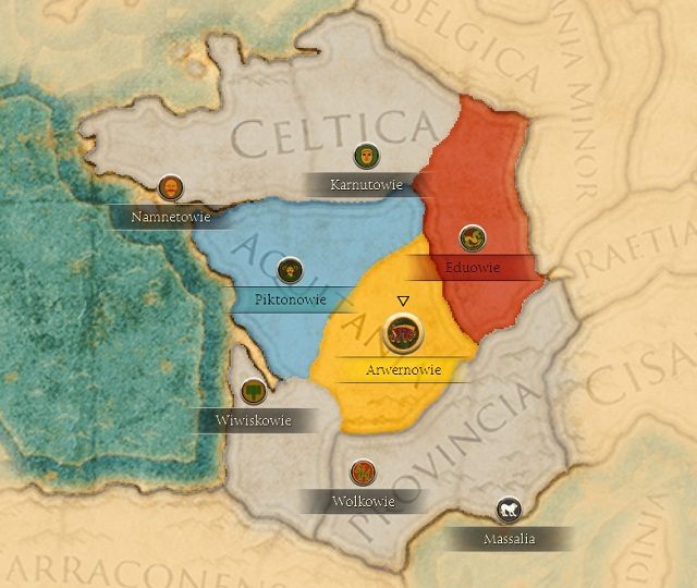 Podobnie jak w przypadku wszystkich frakcji barbarzyńskich, początkowe jednostki Arwernów są dosyć słabe - Charakterystyka | Frakcje - Arwernowie | Total War Rome II - Total War: Rome II - poradnik do gry