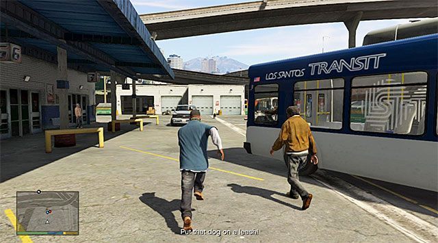 Pierwsza część pościgu - GTA 5: Chop - solucja - GTA 5 - poradnik do gry