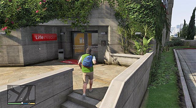 Tylne wejście do siedziby firmy - GTA 5: Zaproszenie od przyjaciela - solucja - GTA 5 - poradnik do gry