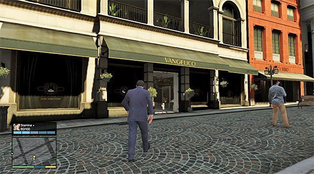 Sklep jubilerski Vangelico - GTA 5: Sprawdzanie jubilera - solucja - GTA 5 - poradnik do gry