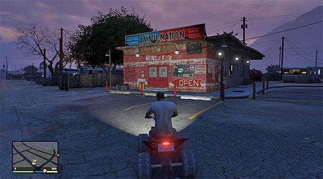 Sklep Ammu-Nation - GTA 5: Nerwowy Ron - solucja - GTA 5 - poradnik do gry