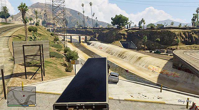 Moment wykonania skoku ciężarówką - GTA 5: Chwała lub chała - solucja - GTA 5 - poradnik do gry