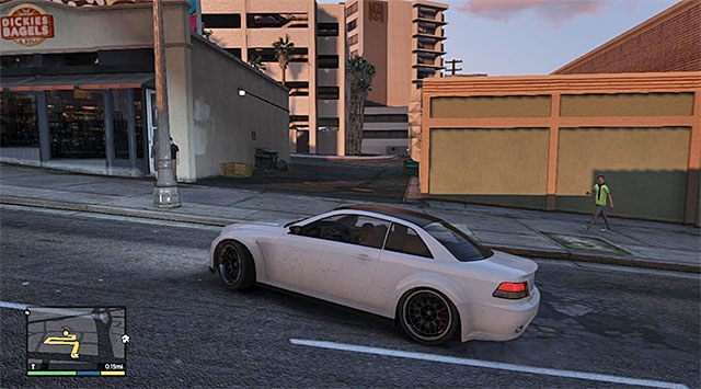 Alejka prowadząca na parking podziemny - GTA 5: Zabójstwo w hotelu - solucja - GTA 5 - poradnik do gry