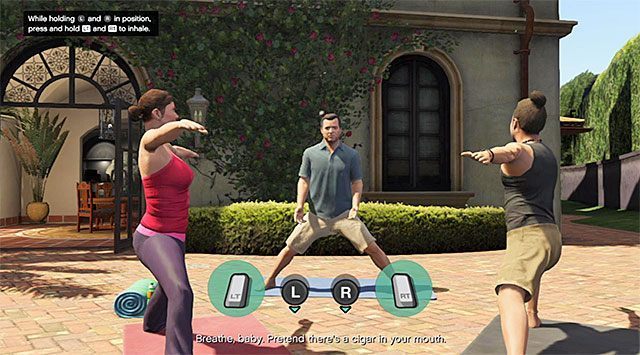 Poprawnie wykonuj wdechy i wydechy - GTA 5: Ktoś wspominał o jodze? - solucja - GTA 5 - poradnik do gry