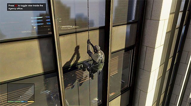 Zatrzymaj się nad pomieszczeniem z więzionym Kerimovem - GTA 5: Trzech wspaniałych - solucja - GTA 5 - poradnik do gry