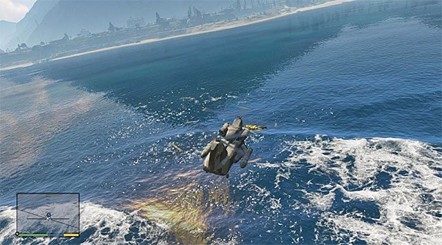 Ponownie przyczep łódź i wyrusz w stronę lotniska - GTA 5: Skok na Merryweather, atak na poligon doświadczalny (Offshore) - solucja - GTA 5 - poradnik do gry