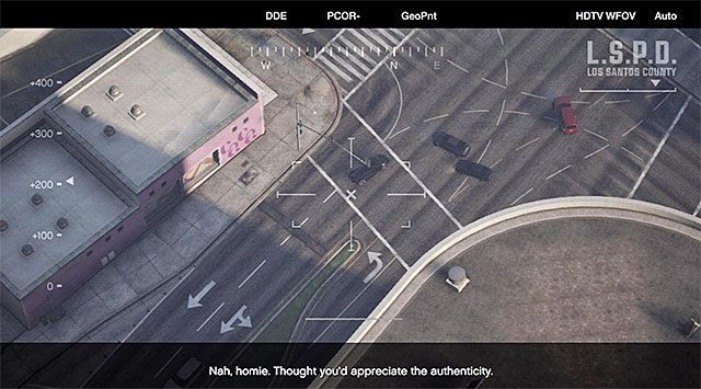 Śledź uciekające auto z pomocą kamery - GTA 5: Zniebowid - solucja - GTA 5 - poradnik do gry